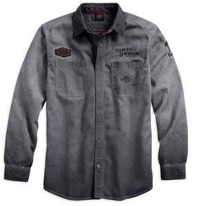Harley-Davidson Charcoal Button-Up Shirt